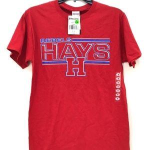 Jerzees Men's Rebels Hays T-Shirt Sz S